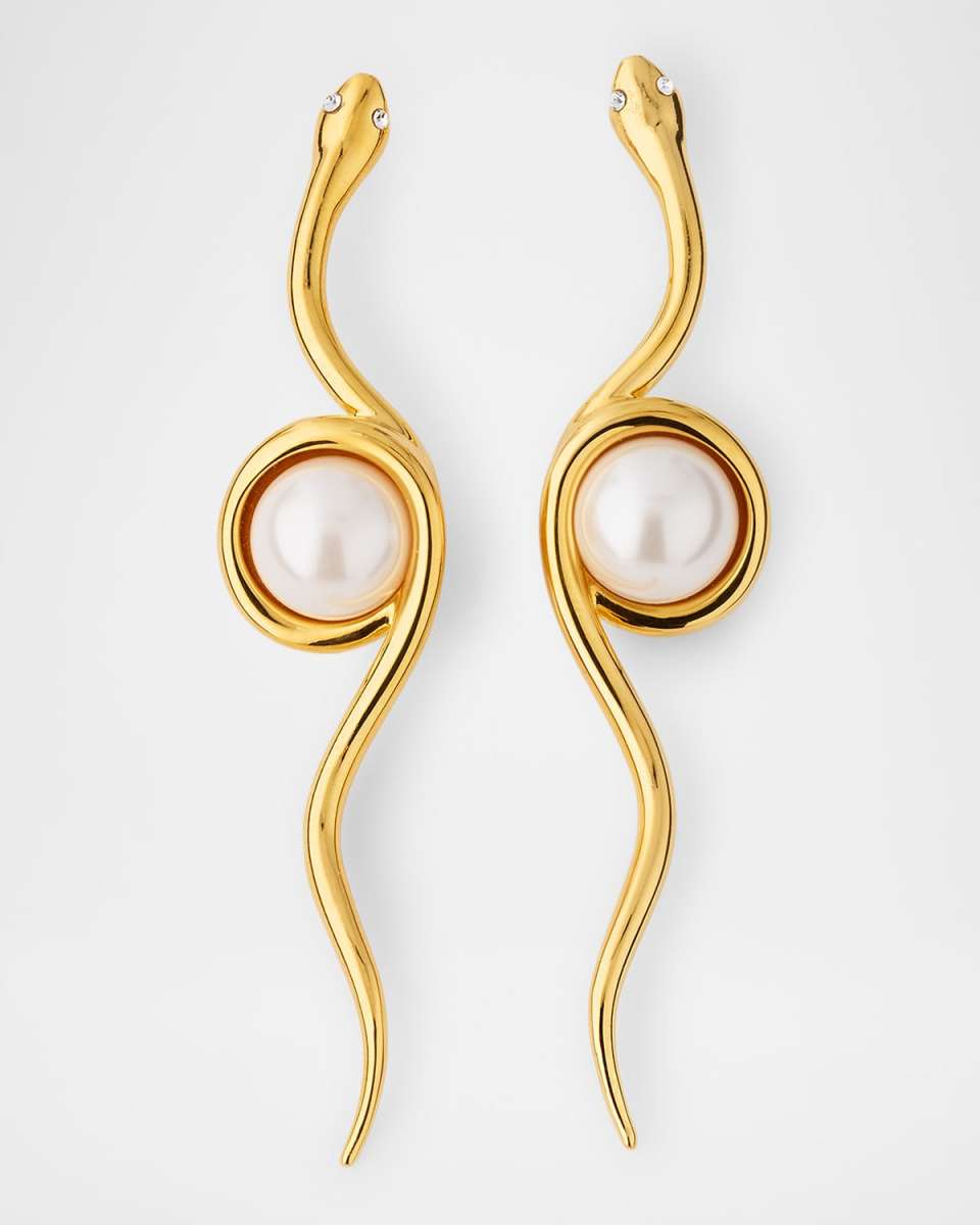 Spiral Snake Earrings
